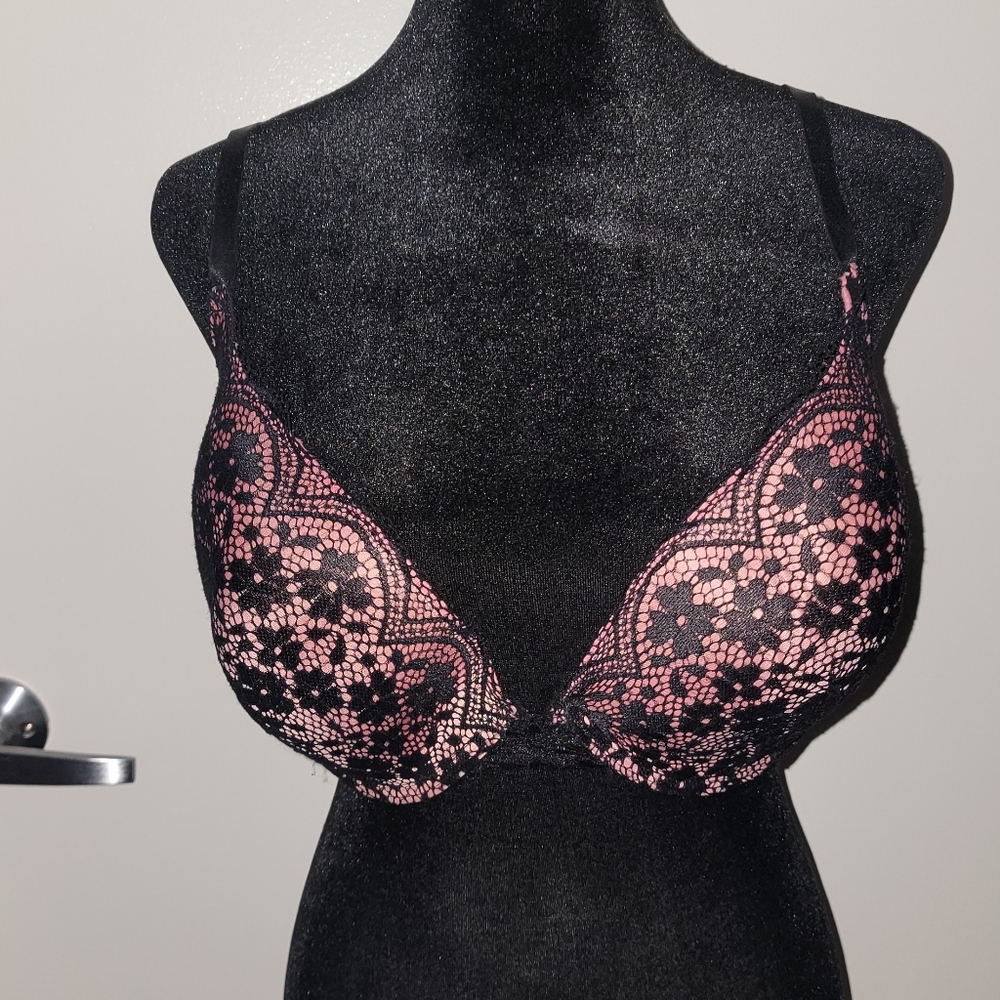 Lacey Pink Bra